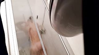 Hidden cam shower voyeur