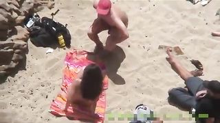 Voyeur beach porn