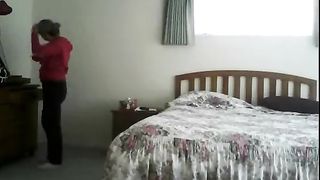 Hidden cam in mother bedroom