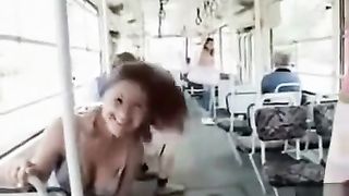 Boobs on the bus