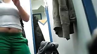 Masturbation in the fitting room