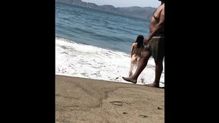 Naked ass on the beach