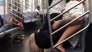 Fuck in public transport