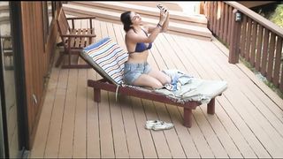 Alanna Masterson's Bikini Scene From "Afraid" - Film nackt